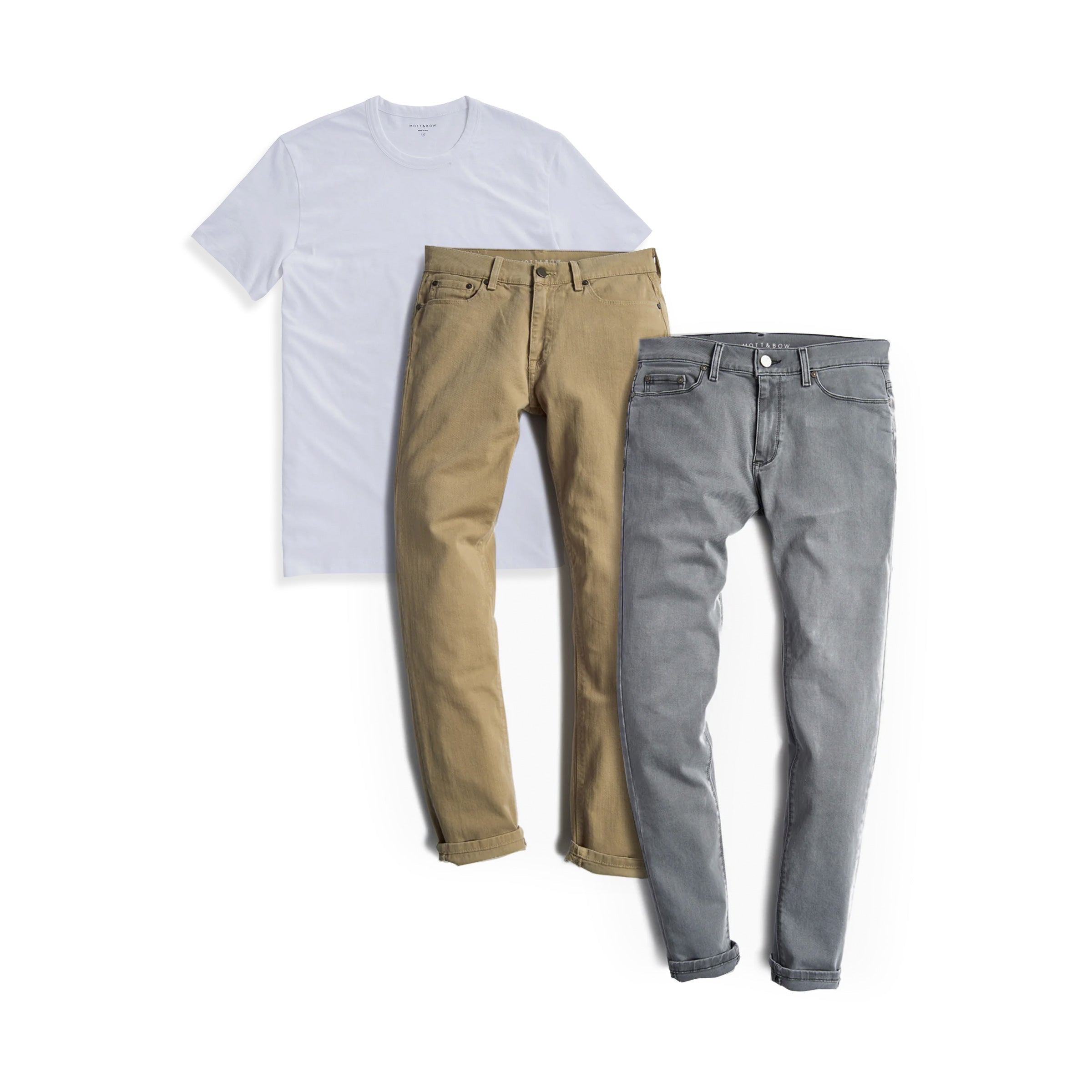Bundle 01: 2 Jeans + 1 Driggs Tee