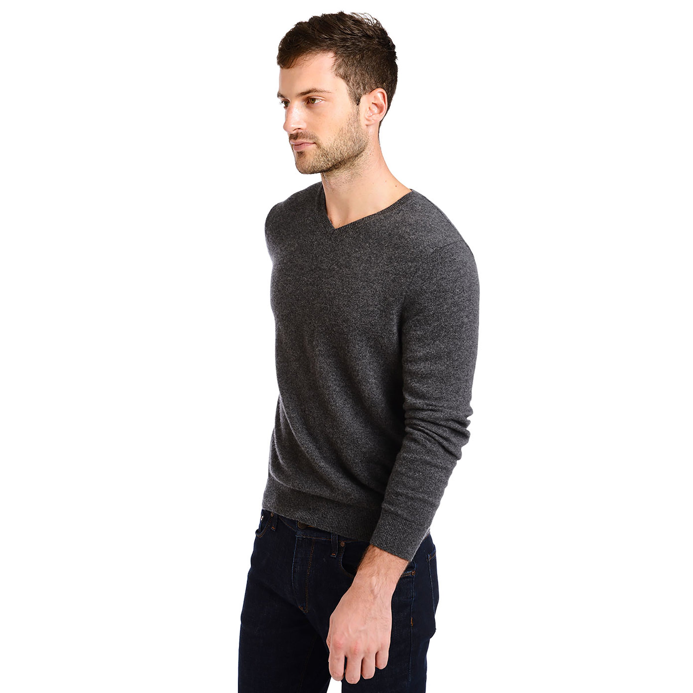 Classic Cashmere V-Neck Bergen Sweater