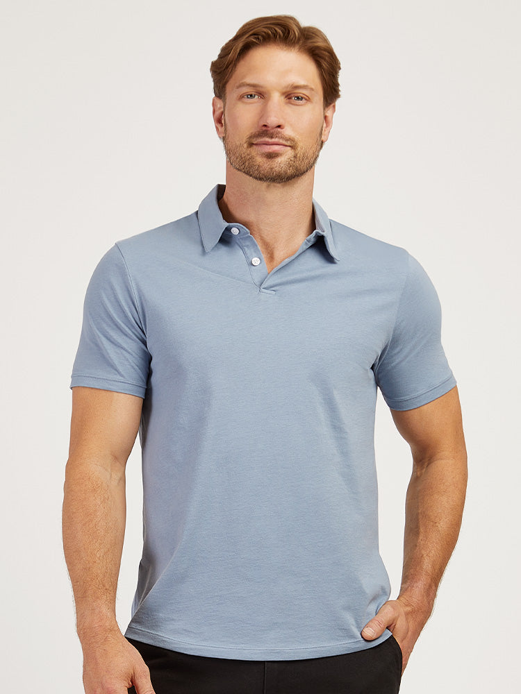 Jersey Sueded Polo